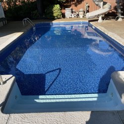 My new pool liner looking good!!