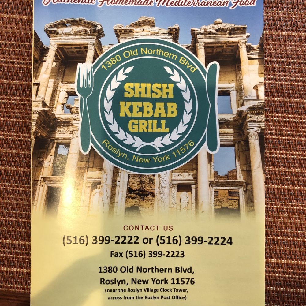 Shish Kebab Grill - menu - Turkish Near Me - Roslyn, New York Shish Kebab Grill - menu - Turkish Near Me - Roslyn, New York