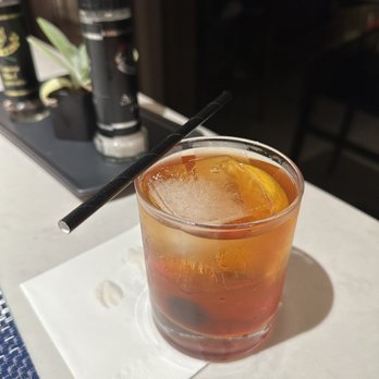 Blue - Old fashion I received! Smh. Had to get server to correct the smoked presentation. - New American Near Me - Hilton Head Island, South Carolina Blue - Old fashion I received! Smh. Had to get server to correct the smoked presentation. - New American Near Me - Hilton Head Island, South Carolina