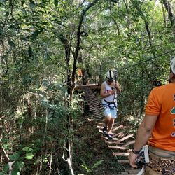 Edventure Tours - Crossing the "excursion bridge"
