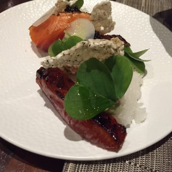 Canoe - Salmon Candy (favorite dish of the night and that's saying a lot). - Canadian (New) Near Me - Toronto, Ontario