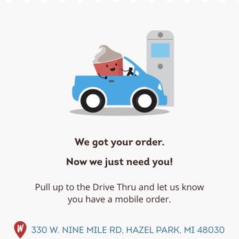 Wendy's - Proof of order and payment - Burgers Near Me - Hazel Park, Michigan