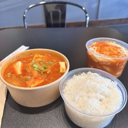 Kimchi Jigae with Rice