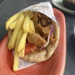 The Real Greek - St Martin's Lane - Chicken souvlaki