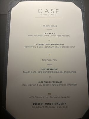 Menu photo 1 CASE Chocolates Houston, TX