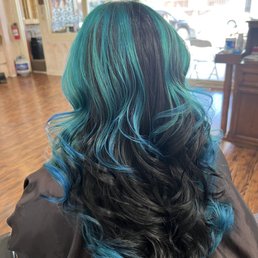Colored hair