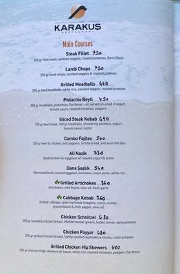 Menu photo 3 Karakuş Restaurant Antalya, 07