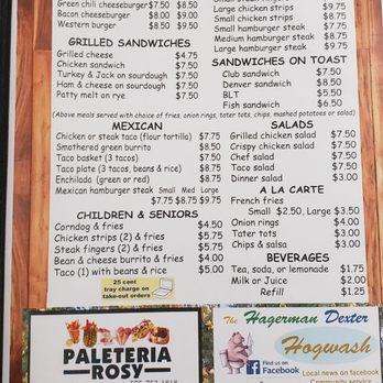 Toby's Place - the menu for the restaurant - American Near Me - Hagerman, New Mexico Toby's Place - the menu for the restaurant - American Near Me - Hagerman, New Mexico