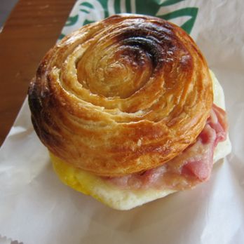 Starbucks - Ham and Swiss breakfast sandwich - Coffee & Tea Near Me - Woodland Hills, California Starbucks - Ham and Swiss breakfast sandwich - Coffee & Tea Near Me - Woodland Hills, California