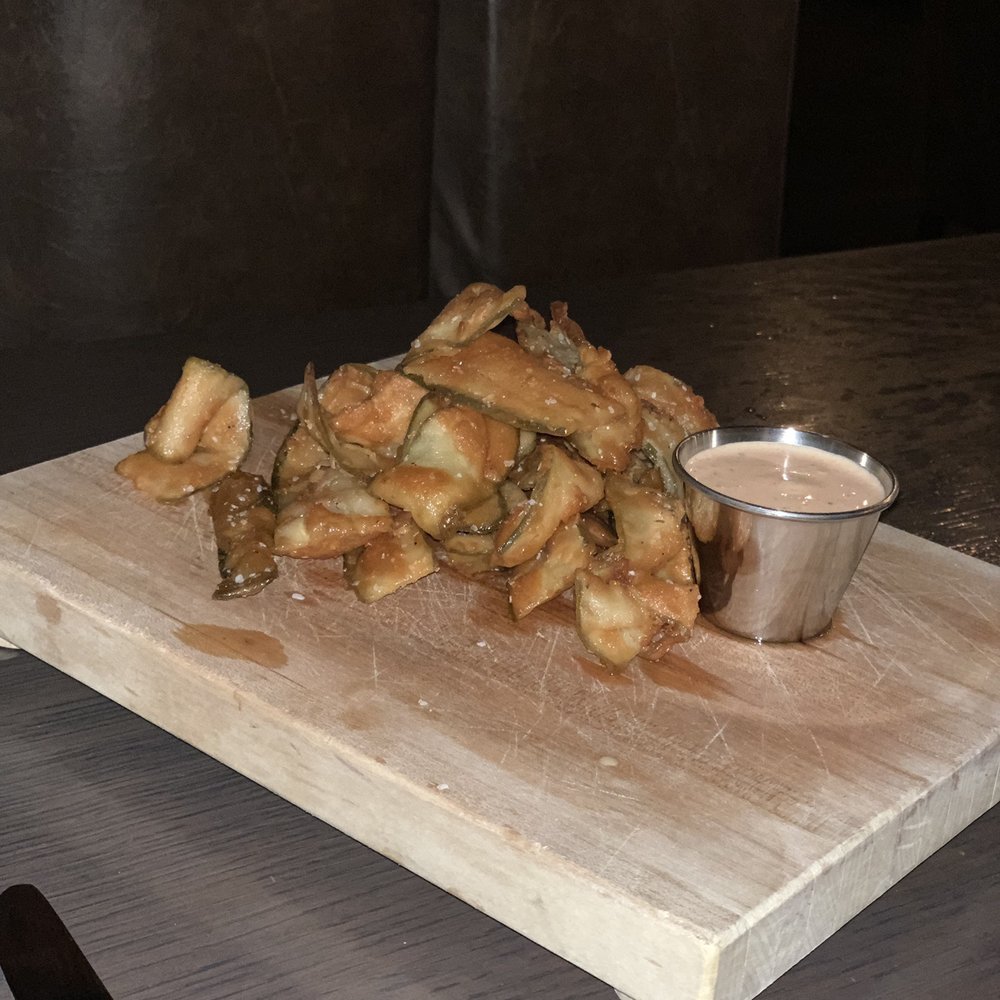 JR Chophouse - Fried pickles - half order - Seafood Near Me - Franklin, North Carolina JR Chophouse - Fried pickles - half order - Seafood Near Me - Franklin, North Carolina