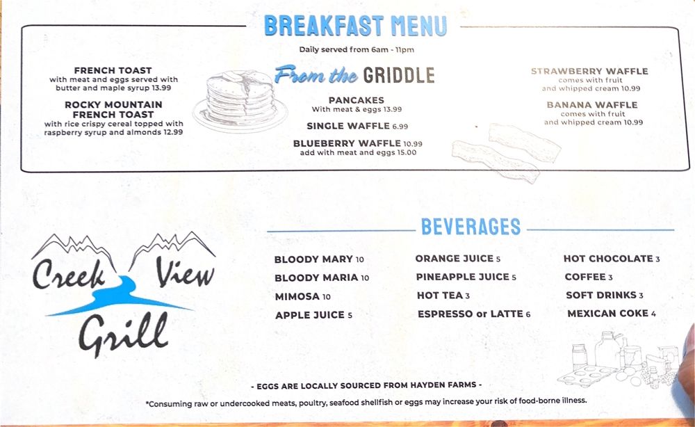 Creek View Grill Logo