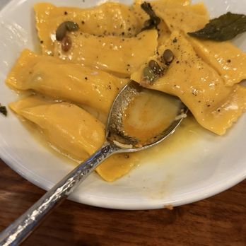 Bruschetta - Agnolotti with butter sage sauce. Tasty. - Italian Near Me - Stateline, Nevada