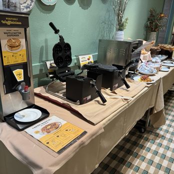 The Kitchen Table - Waffle maker on the buffer day. - Breakfast & Brunch Near Me - Las Vegas, Nevada