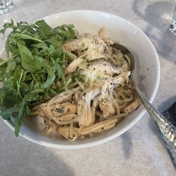 Gemelli Restaurant - Cacio e Pepe with chicken - Italian Near Me - Asheville, North Carolina Gemelli Restaurant - Cacio e Pepe with chicken - Italian Near Me - Asheville, North Carolina