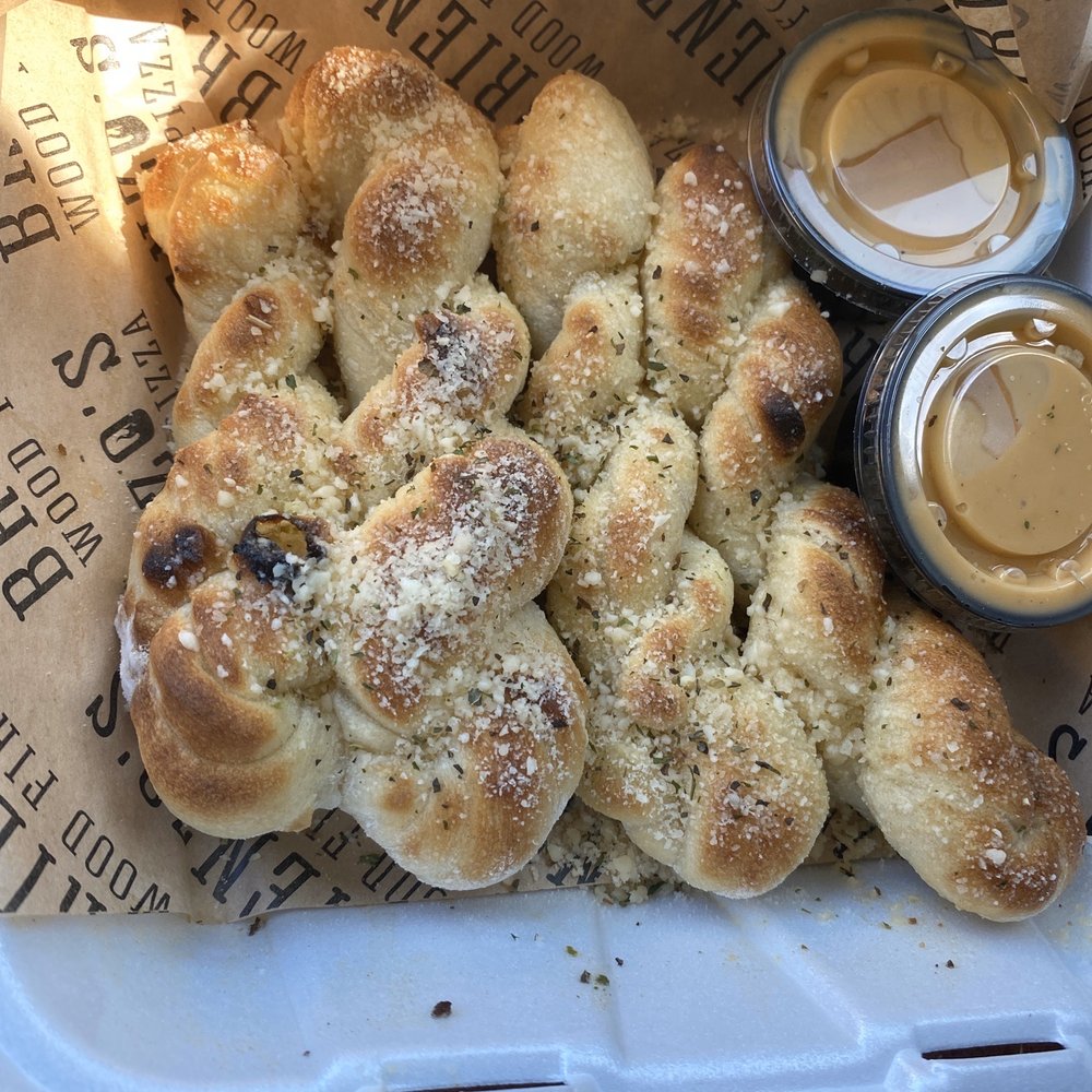 Brienzo's Pizza + Bar - Breadsticks w beer cheese - Pizza Near Me - Peoria Heights, Illinois Brienzo's Pizza + Bar - Breadsticks w beer cheese - Pizza Near Me - Peoria Heights, Illinois