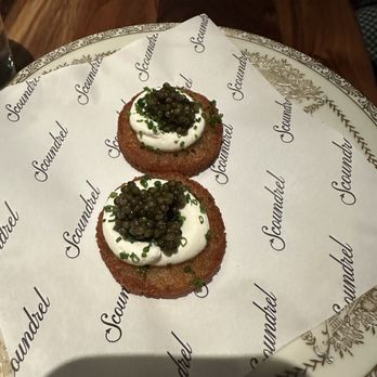Scoundrel - Potato with caviar - French Near Me - Greenville, South Carolina