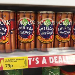 Poundstretcher - Canned America hotdogs