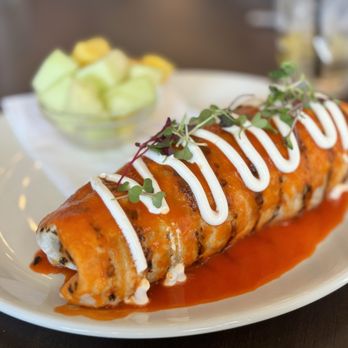 Brigantine - Surf and Turf burrito... get it WET! - Seafood Near Me - Poway, California