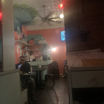 Flamingobaby Kitchen - Dining area - Caribbean Near Me - Brooklyn, New York Flamingobaby Kitchen - Dining area - Caribbean Near Me - Brooklyn, New York
