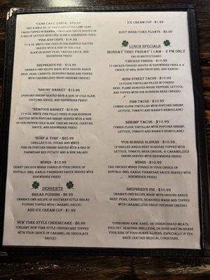 Menu photo 3 Oh Sherri Pub Ohatchee, AL Menu photo 3 Oh Sherri Pub Ohatchee, AL