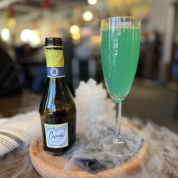 The Connection Cafe - Grinch mimosa