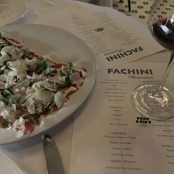 Fachini - Wagyu Carpaccio. Delicious! - Italian Near Me - Dallas, Texas