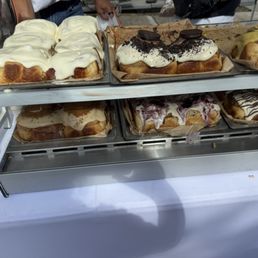They have a nine or six or nine different flavors. My favorite of course is just the plain original. They have a nine or six or nine different flavors. My favorite of course is just the plain original.