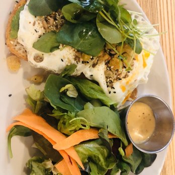 Sleepy Bee Cafe - Blue Ash - Evo toast with salad - Breakfast & Brunch Near Me - Blue Ash, Ohio