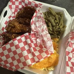 Soul Food Island - Mac and cheese. Wings. Green beans.