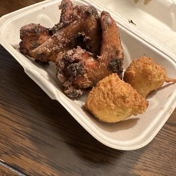 Fyre Wings - fried food in a styrofoam container - Chicken Wings Near Me - Cedar City, Utah Fyre Wings - fried food in a styrofoam container - Chicken Wings Near Me - Cedar City, Utah