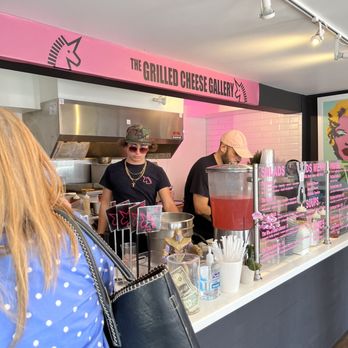 The Grilled Cheese Gallery - customers at the counter - Sandwiches Near Me - Provincetown, Massachusetts The Grilled Cheese Gallery - customers at the counter - Sandwiches Near Me - Provincetown, Massachusetts