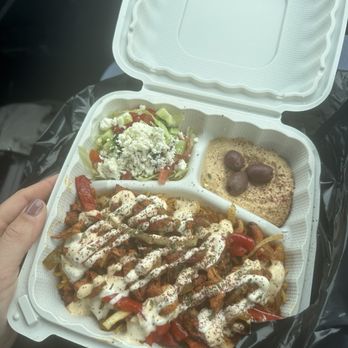 Shawarma King - Chicken shawarma plate (regular) but spicy is good too! - Halal Near Me - Castroville, California Shawarma King - Chicken shawarma plate (regular) but spicy is good too! - Halal Near Me - Castroville, California