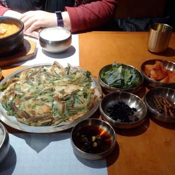 KoSam - Order of pa-jeon (seafood scallion pancake) - Korean Near Me - North York, Ontario