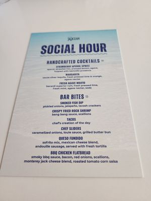 Menu photo 2 50 Ocean Delray Beach, FL