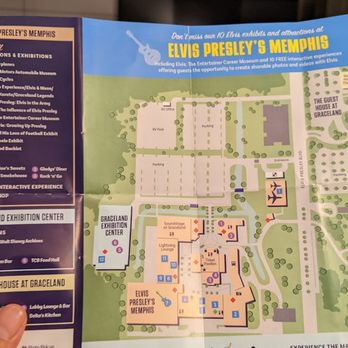 Graceland - we received this from the Graceland hotel, not Graceland, it was handy - Museums Near Me - Memphis, Tennessee