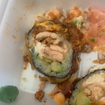 Sushi Hana - Very dry salmon roll. Not enough avocado or cream cheese - Sushi Bars Near Me - Albuquerque, New Mexico
