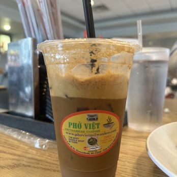 Pho Viet - D1 Vietnamese iced coffee with condensed milk - Vietnamese Near Me - Milwaukee, Wisconsin