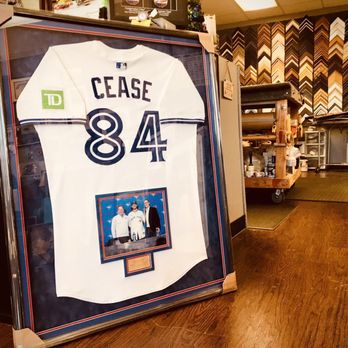 Custom Framing by Veterans - Cease Induction Jersey Toronto Bluejays - Framing Near Me - Sandy Springs, Georgia