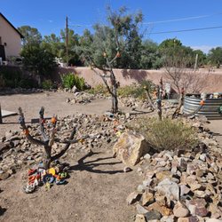 Tubac Presidio State Park - Plaza exhibits