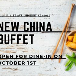 New China Buffet - Dining Room Open on October 1