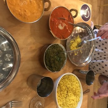 Apna Indian Kitchen - saag paneer, butter chicken, coconut curry with prawns - Indian Near Me - Santa Barbara, California