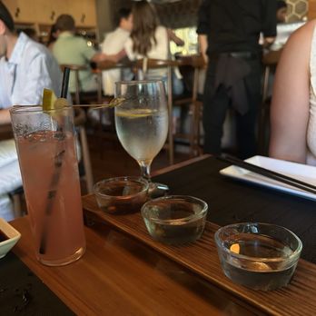 O-Ku - Sake Flight and Nipón and Nopal - Sushi Bars Near Me - Raleigh, North Carolina