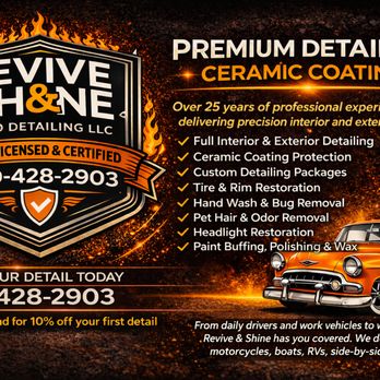 Revive & Shine Auto Detailing - Auto Detailing Near Me - Beloit, Ohio Revive & Shine Auto Detailing - Auto Detailing Near Me - Beloit, Ohio