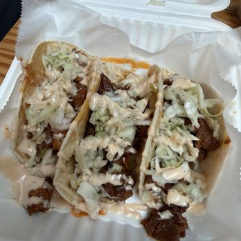 Kalbi Taco Shack - Two sweet and spicy pork and chicken. - Asian Fusion Near Me - St Louis, Missouri Kalbi Taco Shack - Two sweet and spicy pork and chicken. - Asian Fusion Near Me - St Louis, Missouri