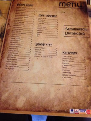 Menu photo 4 Asmalimescit Dürümcüsü Istanbul, 34