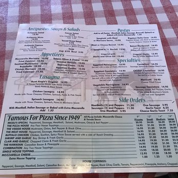 Miceli's - Menu as of 10.11.18 - Italian Near Me - Los Angeles, California Miceli's - Menu as of 10.11.18 - Italian Near Me - Los Angeles, California