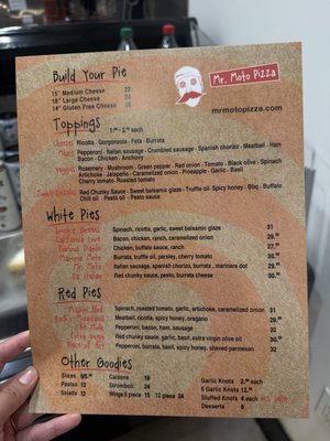 Menu photo 1 Mr Moto Pizza - The Square Irvine, CA Menu photo 1 Mr Moto Pizza - The Square Irvine, CA