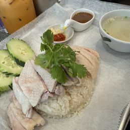 Poached Chicken Plate Poached Chicken Plate