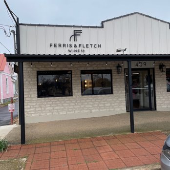 Ferris & Fletch Wine - the front of the building - Wine Bars Near Me - Fredericksburg, Texas
