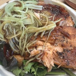 Double salmon bowl. Double salmon bowl.